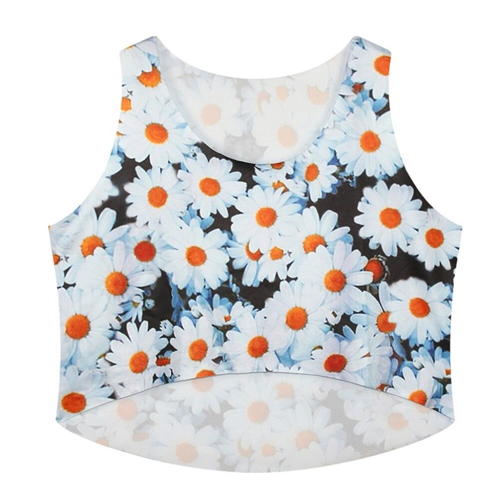 Printed short camisole